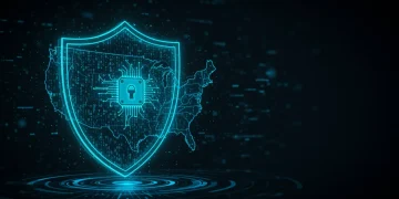 AI-powered digital shield protecting US businesses from cyber threats.