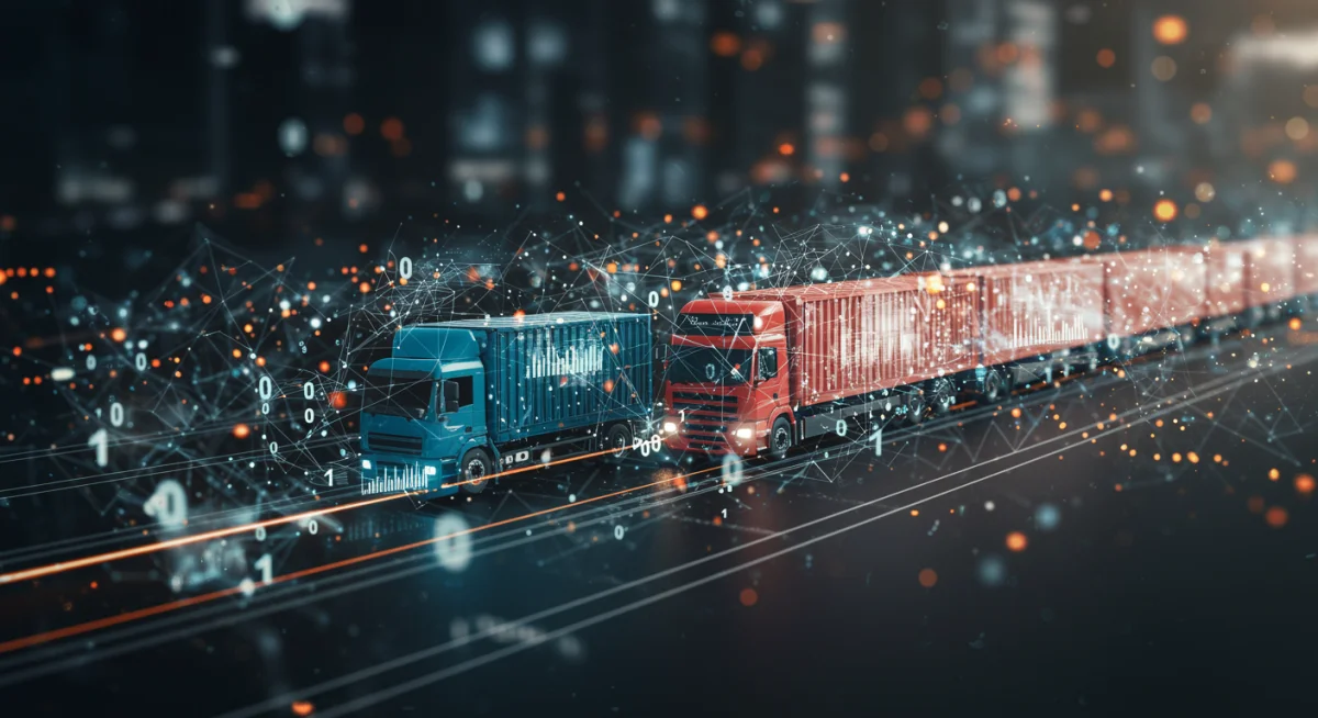 Digital representation of an optimized supply chain network with AI