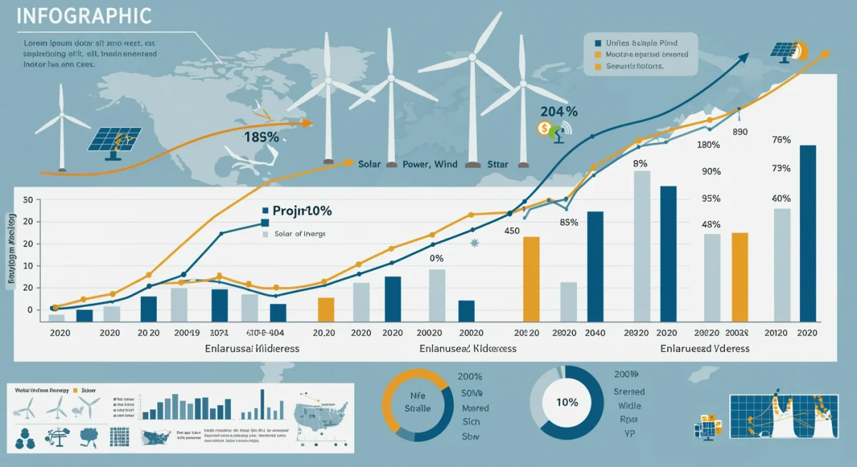 Growth of solar and wind power in U.S. electric grid