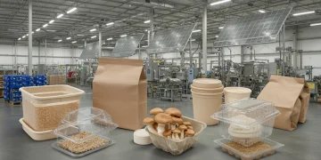 Diverse sustainable packaging innovations in a US manufacturing setting