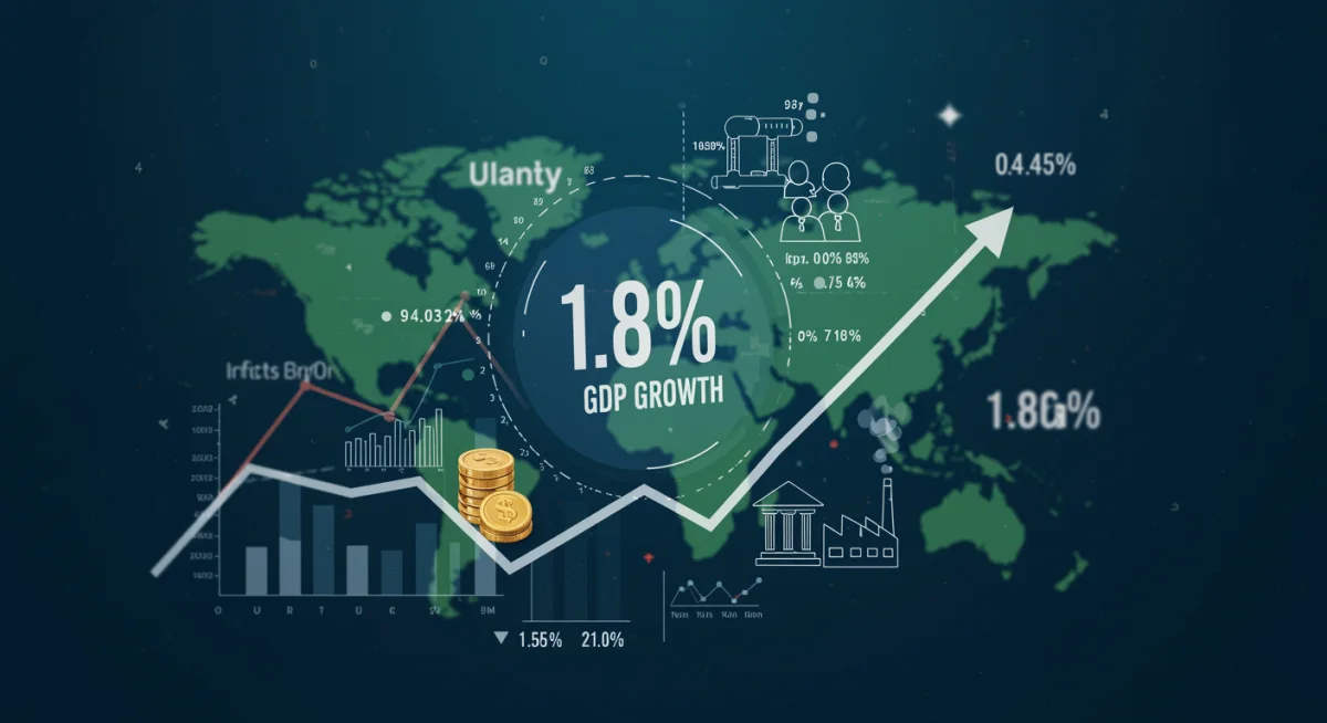 U.S. Economic Forecast 2025: 1.8% GDP Growth Amidst Inflation