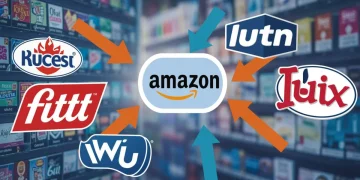 US retailers challenging Amazon's e-commerce dominance with strategic shifts.