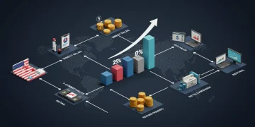 Strategic US sales channel optimization leading to 25% revenue growth infographic