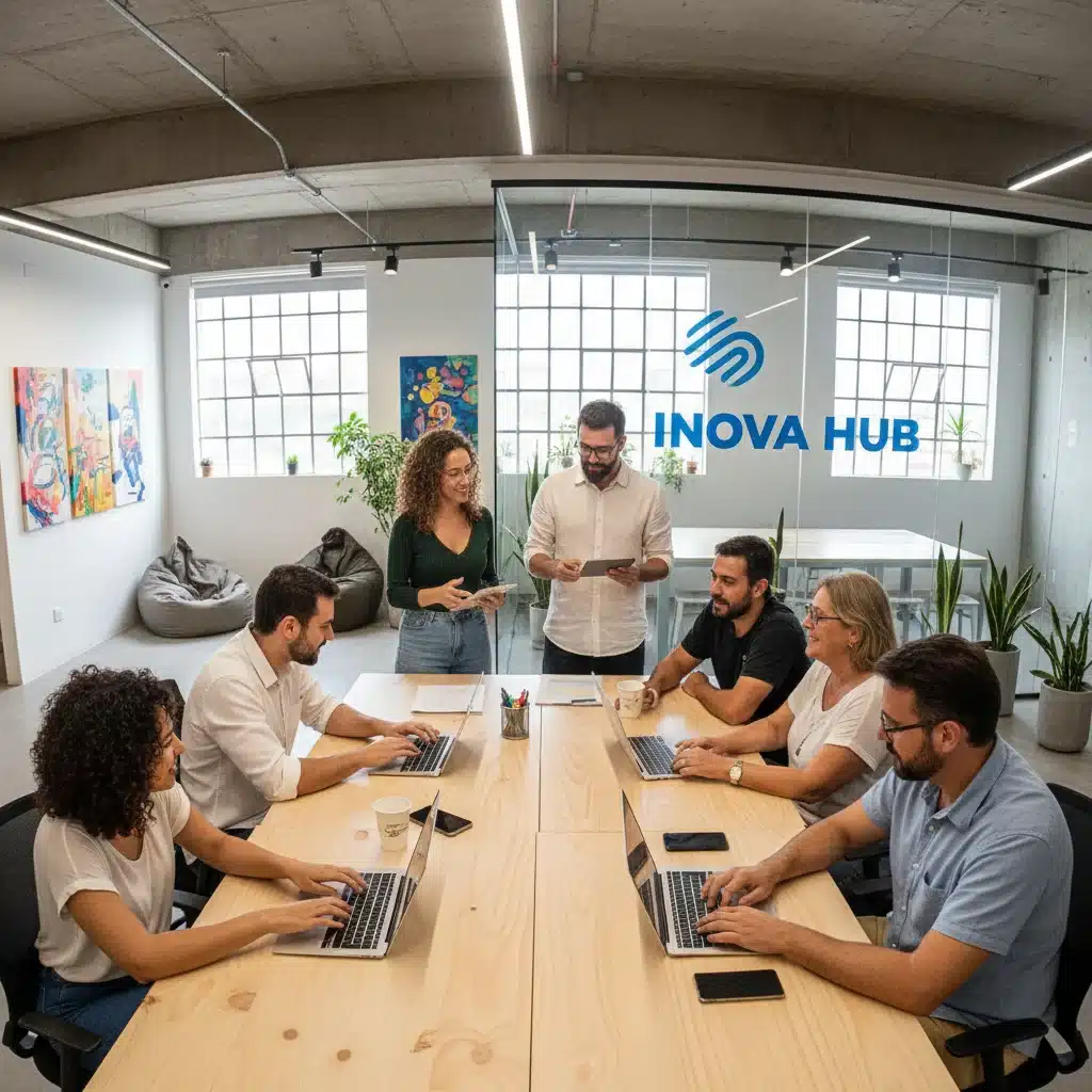 Empreendedores brasileiros inovando em ambiente de co-working