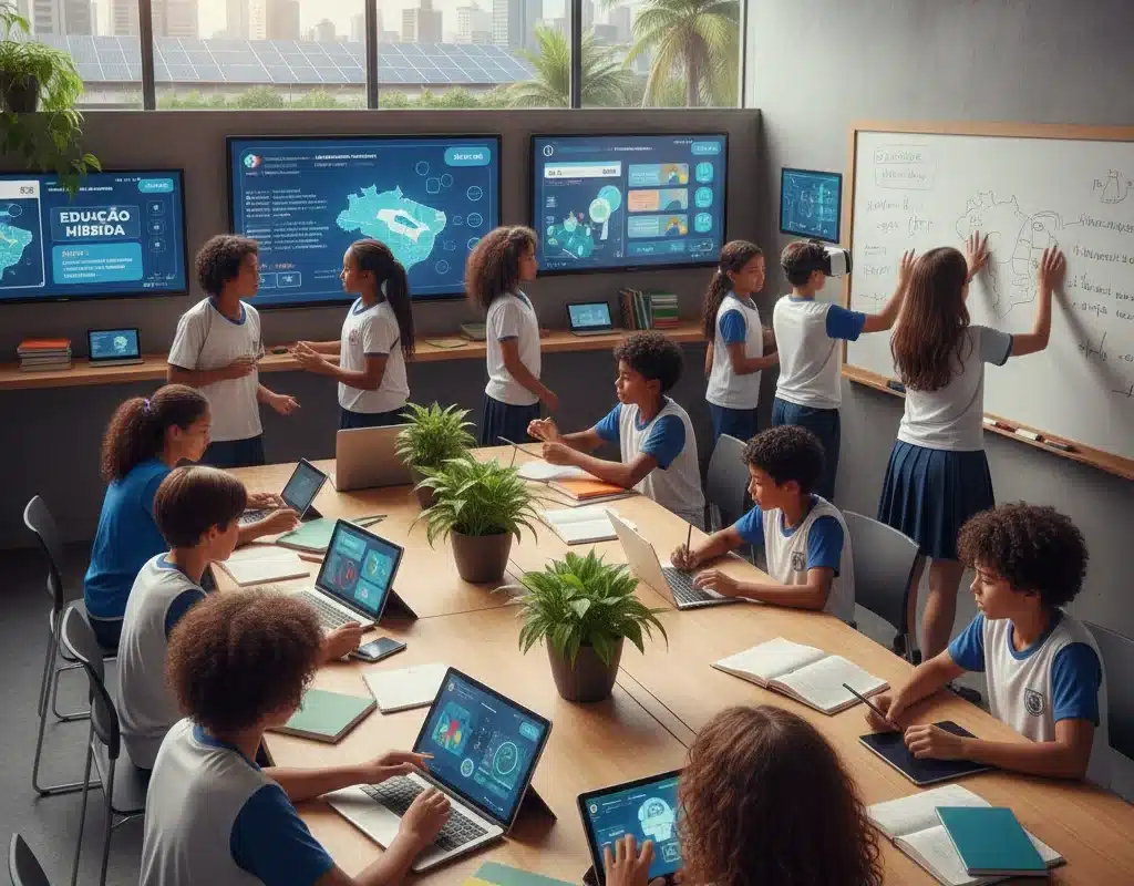 Educação Híbrida no Brasil: 6 Plataformas que Transformam o Aprendizado em 2026
